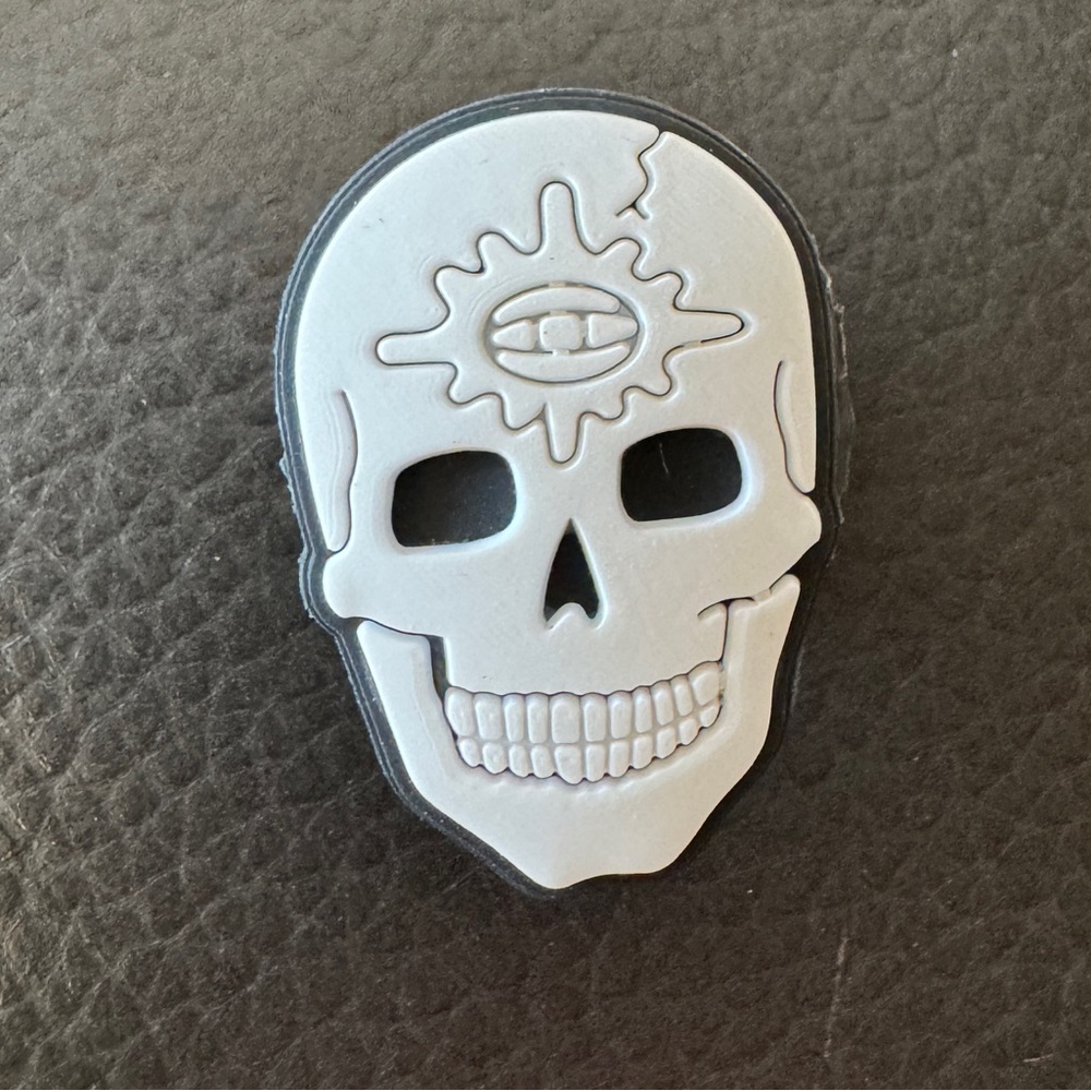 Skull CROCS Jibbitz Shoe Charm 5/$20